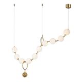 TAKLAMPA HÄNGANDE LED APP1444-10CP Guld