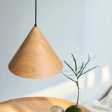 TAKLAMPA HÄNGANDE APP1442-1CP WOOD