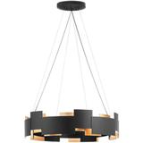 TAKLAMPA HÄNGANDE Svart APP1561-6CP