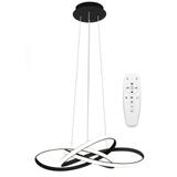 Modern taklampa LED + FJÄRRKONTROLL APP814-CP Node Svart