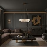 LED taklampa hängande G138-CP 50 cm Guld