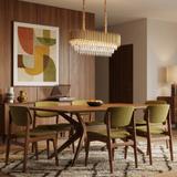 Kristall-pendellampa SWE105-CP GOLD