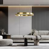 HÄNGLAMPA LED LHJ053-CP1 C BORSTAD GULD 60 CM