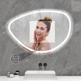 VÄGGSPEGEL LED MED BLUETOOTH-FUNKTION 70x100 cm FOG