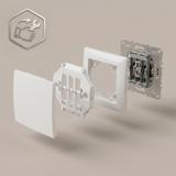 Single Switch OSTE JNH006-W WHITE
