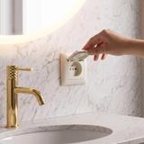 Single grounded socket with flap OSTE JNH005-G Beige