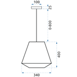 HÄNGENDE TAKLAMPA APP217