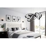 Modern taklampa LED + FJÄRRKONTROLL EVE APP820-CP Svart