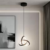 TAKLAMPA HÄNGANDE LED APP1784-CP SVART