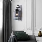 VÄGGLAMPA VÄGGLAMPETT APP1207-1W Svart