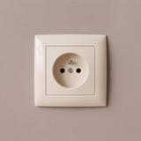 Marco simple para enchufes OSTE JNH013-1F Beige