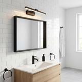 Badrum vägg LED-lampa APP1866-1W 40 cm Black