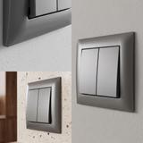 Kahekordne Lüliti OSTE JNH007-W GREY