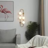 VÄGGLAMPA VÄGGLJUS APP1144-4W guld