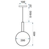Lampa Cary 20