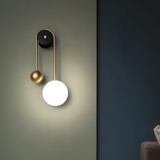 VÄGGLAMPA VÄGGLAMPE APP1474-W GULD