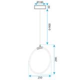 HÄNGLAMPA LED G020-CP GULD