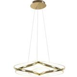 Modern taklampa LED + FJÄRRKONTROLL APP794-CP Flat Guld