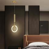 HÄNGLAMPA LED LHJ059-1CP Borstad Guld