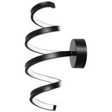 VÄGGLAMPA LED-VÄGGLAMPA SPRING APP826-W Svart MATT