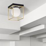 Taklampa plafond APP1166-1C Guld Vit