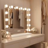 LED-väggspegel HOLLYWOOD White