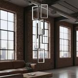 HÄNGENDE LED TAKLAMPA LHJ089-7CP SVART