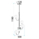 HÄNGENDE TAKLAMPA Gold APP1585-6CP
