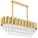 Kristall-pendellampa SWE101-CP GOLD