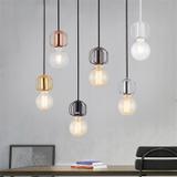 Hängande taklampa i loftstil APP595-1CP Svart