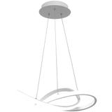 Taklampa Pendel Ring Modern LED + Fjärrkontroll APP392-CP Vit