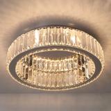 KRYSSTALLAMPA PLAFOND APP1744-C 50 cm KROM