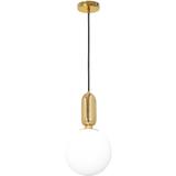 Taklampa Hängande Glas Metall APP474-1CP Guld