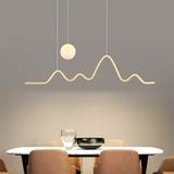 Hängande LED-lampa LHJ034-CP 120 cm Borstad Guld
