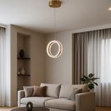 HÄNGANDE LED TAKLAMPA LHJ098-CP GULD