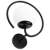 VÄGGLAMPA VÄGGLYKTA APP1152-1W Svart
