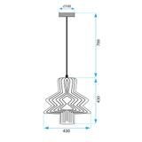 HÄNGANDE TAKLAMPA APP1458-1CP