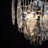 Kristall-pendellampa SWE077-CP 30cm Chrome