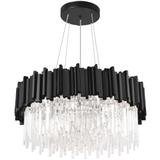 Krys­tall­takplafond APP1481-1C svart matt