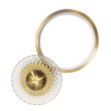 VÄGGLAMPA LED LHJ071-W Borstad Guld