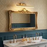 Badrum vägg LED-lampa SWE007-1W 43cm BRUSH GOLD
