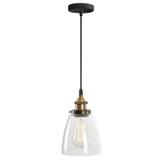 Glaspendellampa i tak med Verto D APP048-1CP