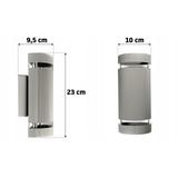 Halvrund Fasadlampa FSBD014A Svart