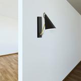 VÄGGLAMPA KINKIET APP1142-1W Svart