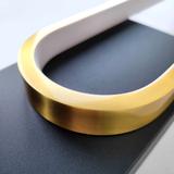 Vägglampa LED APP1782-W Borstad Guld/Svart