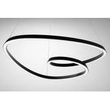 Taklampa Hängande Loop LED + Fjärrkontroll APP796-cp Svart