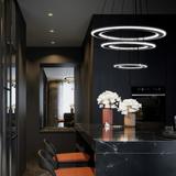 HÄNGANDE LED-LAMPA G040-3CP SVART