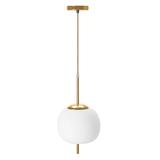 Taklampa i glas, hängande kula APP669-1CP, guld