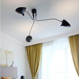 Taklampa med 3 armar APP569-3C Svart