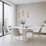Taklampa Hängande Glas lampskärm APP1699-1CP AMBER B